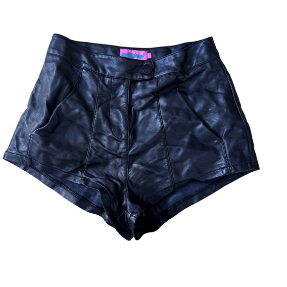 EDIKTED Ramona High Waist Faux Leather
Shorts EUC - Picture 7 of 11